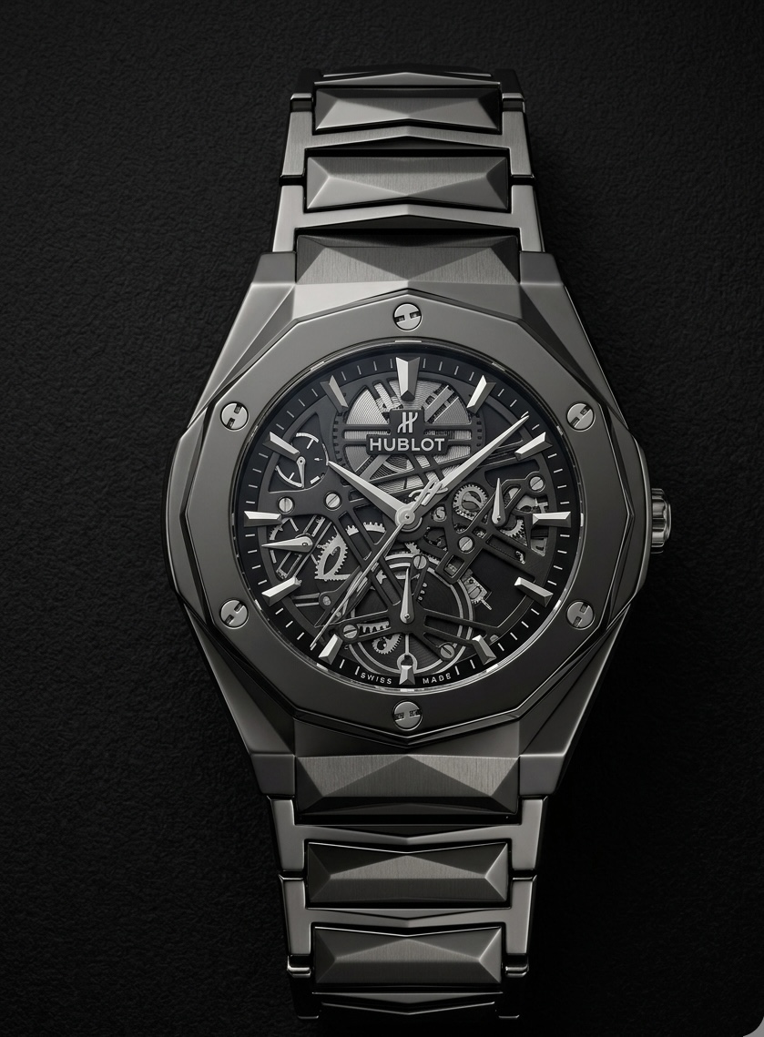 Hublot-Style Premium Men’s Watch | Stainless Steel Quartz Wrist Watch for Men Water Resistant | Model: C-5000 - Image 5