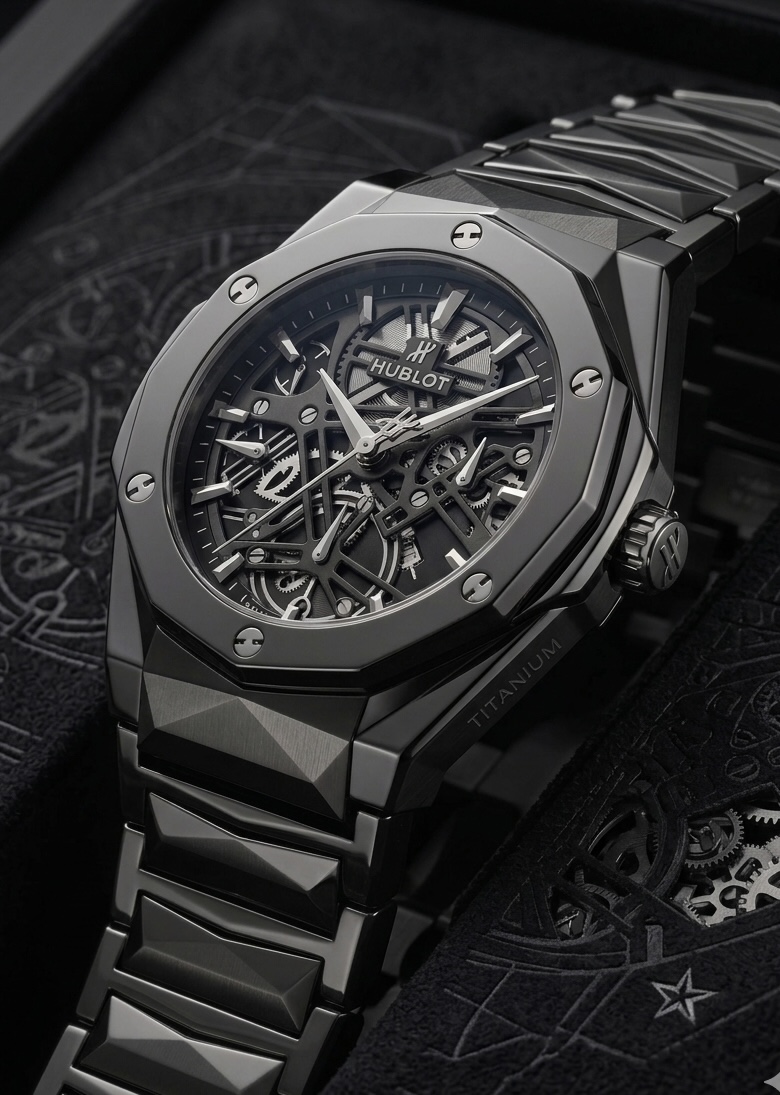 Hublot-Style Premium Men’s Watch | Stainless Steel Quartz Wrist Watch for Men Water Resistant | Model: C-5000
